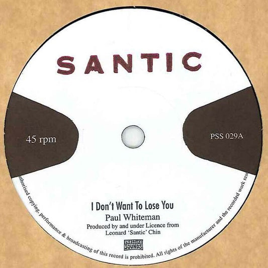 I Don't Want To Lose You (7")